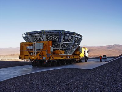 UT2 recoating being transported for recoating