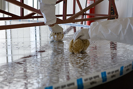NTT mirror cleaning