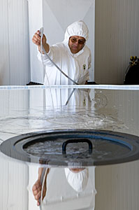 Washing NTT M1 mirror