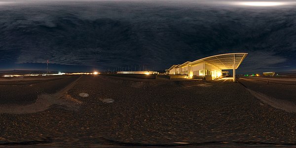 Operations Support facility at Night