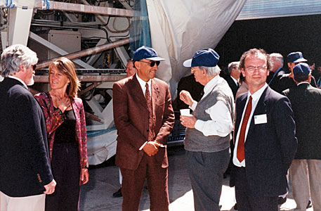 Jorge Melnick at the Paranal Inauguration