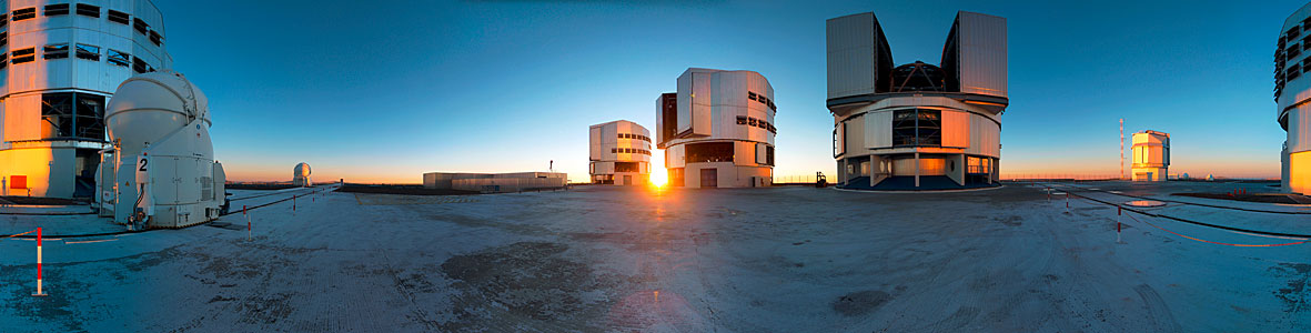 New Year's Eve at the Very Large Telescope