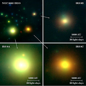 The High-Mass Protostars IRS 9A-C