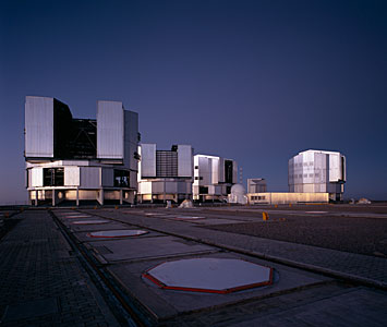 Paranal Platform as Night Sets In