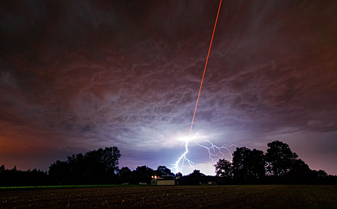 Laser Meets Lightning