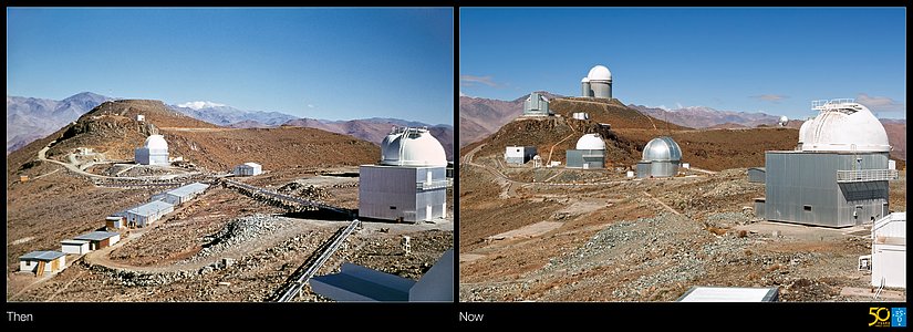 A Glimpse into the Past — Then and Now at La Silla Observatory