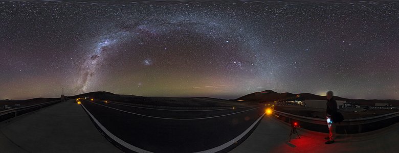 A Milky Arc Over Paranal