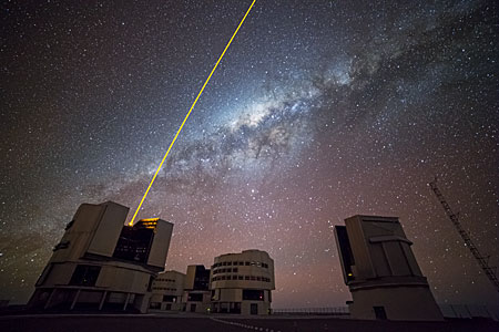 La estrella artificial del VLT