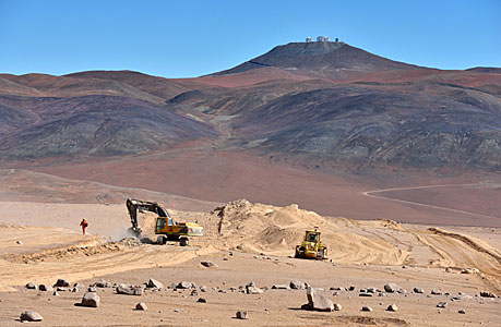Construyendo un camino hacia Armazones