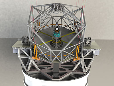 E-ELT 3D rendering