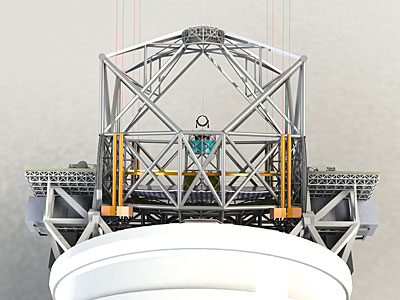E-ELT 3D rendering