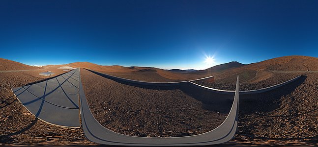 Panoramic view from the roof of La Residencia