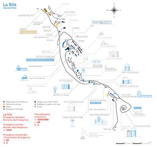 La Silla map and safety