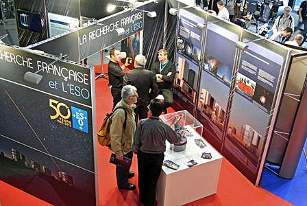 ESO's stand at "Rencontres du Ciel et de l'Espace" in Paris