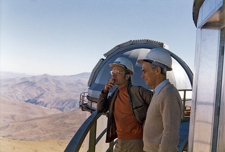 Staff at the ESO 3.6-metre telescope
