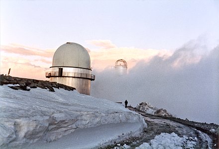 Snowstorm at La Silla