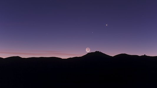 Conjunction seen from Paranal