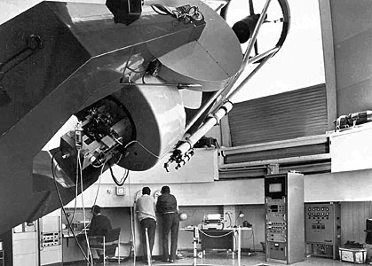The ESO 1-metre telescope at La Silla