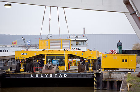 ALMA Transporter on way to Chile