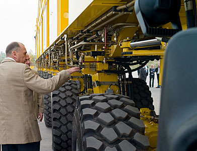 ALMA transporter damping system
