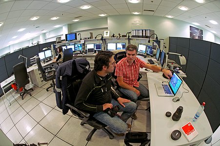 ESO Photo Ambassadors in UT3 control room