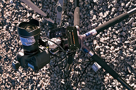 Set up for a night of shooting during the UHD Expedition