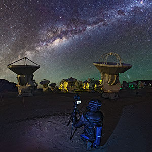 Looking up at ALMA