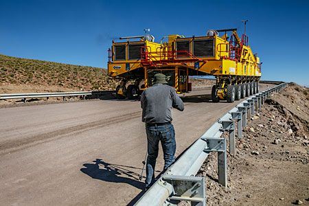ALMA Transporter On the Road