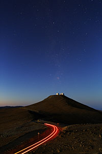 The Road to Paranal