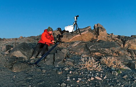 Outdoor Time-Lapse Photography In Progress