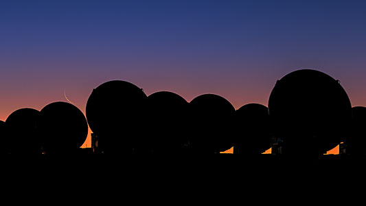 Crescent Moon at ALMA