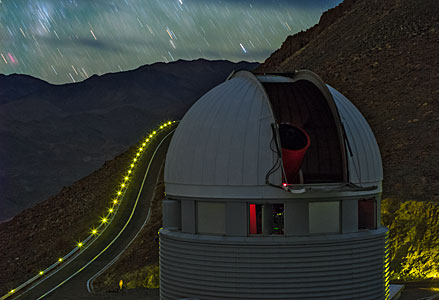 Stars rain down at La Silla