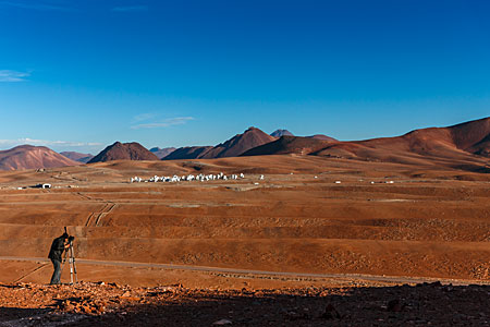 Distant view of ALMA