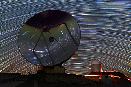 Star Trails at La Silla