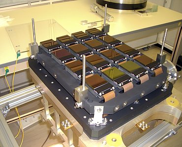 The detectors inside the VISTA camera