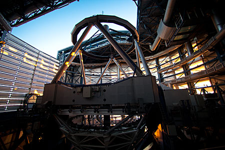Sunlight Enters a VLT Dome