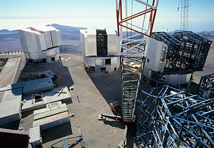 Construction Crane on the VLT PLatform