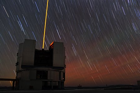 Startrails and lasers