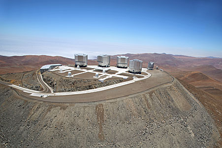 Shot of the VLT from above