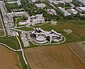 ESO HQ from the air in the 1980s