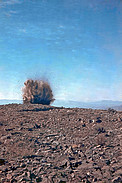 Clearing ground for La Silla construction