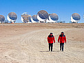 Men in Red Walk Away from ALMA