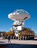 The ALMA transporter carrying an antenna at the OSF