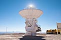 An ALMA antenna at the OSF