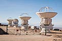 Four Japanese antennas for ALMA