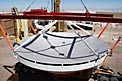 Assembly of Second European ALMA Antenna