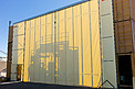 Temporary shelter for assembling an ALMA antenna