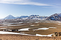 Snow at the Chajnantor plateau