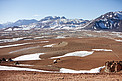 Snow at the Chajnantor plateau
