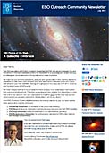 Screenshot of the ESO Outreach Community Newsletter